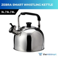 Zebra Smart Whistling Kettle, Stainless Steel Whistle SUS 304 Food Safe Heavy Duty Thailand