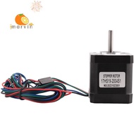 [marvin_ella]Nema 17 Stepper Motor 48Mm Nema17 Motor 42Bygh 2A 4-Lead (17Hs19-2004S1) Motor 1M Cable