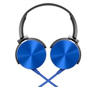 全城熱賣 - MDR-XB450頭戴式耳機 帶咪重低音立體聲手機耳機（藍色）