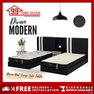 99 HOME : DIVAN QUEEN WITH MODERN TABLE LAMP (BD13+ST13)