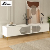 XF Tv Cabinet European Floor White Tv Cabinet Console Living Room Coffee Table Storage Cabinet XF056