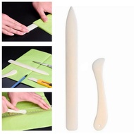 2pcs Bone folder Paper Folding Leather Plastic Bone Folder Slicker Creaser Scoring Tool Art Craft sa