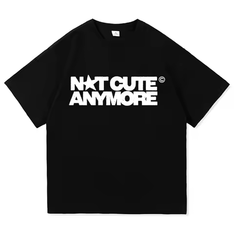 ILLIT Not Cute Anymore Album TShirt Fashion Men/women Clothing Harajuku High Quality Tops Cotton TSh
