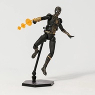 TERBARU ZD Toys SPIDERMAN Black and Gold Suit Action Figure