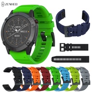 22mm 26mm Quick Release Silicone Strap For Garmin Fenix 7 7X 6 6X 5X/Fenix 3 3 HR Smart Watch Band For Garmin Forerunner 945 935