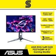 ASUS ROG Swift OLED PG27AQWP-W 27" Tandem OLED Gaming Monitor - QHD 540Hz/Full HD 720Hz/0.02ms GtG/H