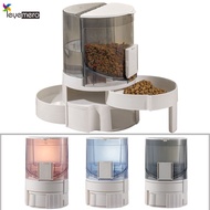 Pet Feeder Waterer Bowl Automatic Cat Food Dispenser Dog Water Dispenser
