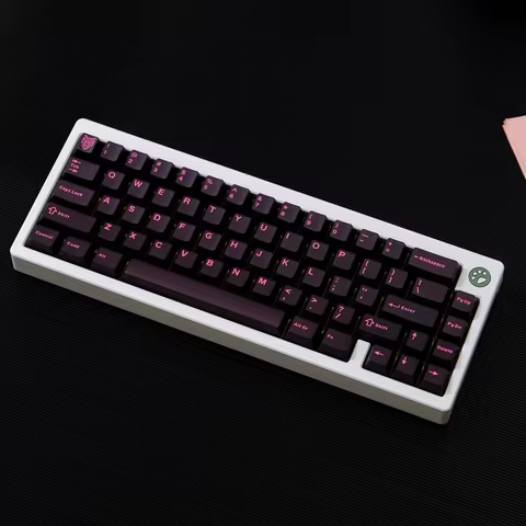 114 keys Aifei Transparent Keycaps Double Shot ABS Keycaps Cherry profile Custom Keycaps For Mechani