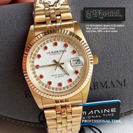 US SUBMARINE Model SUB-101MDD STANLESS STEEL Men's Watch Quartz Wristwatch Stainless Strap Gold With