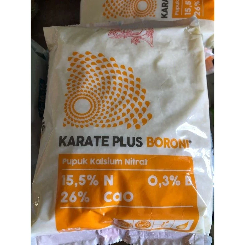 Pupuk Karate Plus Boroni asli kemasan Pabrik 1kg Puouk Kalsium Nitrat Plus Boron