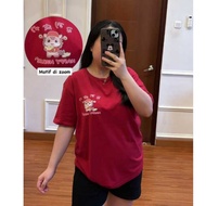 RED CHINESE NEW YEAR 2025 | T-SHIRT TUMBR TEE CHINESE NEW YEAR SNAKE MAROON