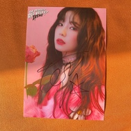 hand signed Red Velvet  Irene 裴珠泫 AUTOGRAPHED photos 7 inches SIGNED K-POP COLLECTION