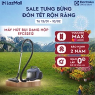 Máy hút bụi Electrolux có dây 3 Đầu hút EFC52512 5 Bước lọc loại bỏ tới 989% bụi siêu mịn