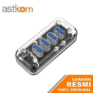 USB HUB Orico F4U-U3 4 Port USB3.0 Transparent HUB