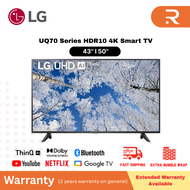LG 43"/50" 4K UHD Smart TV UQ70 Series with AI ThinQ® 43UQ7050PSA/ 50UQ7050PSA
