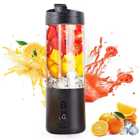 Portable Blender Smoothies Mini Portable Juicer Blender USB Rechargeable Portable Blender for Smooth