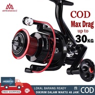 Penawaran Terbatas reel pancing besi 30kg drag Metal Front Drag