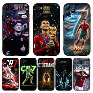 for OPPO Reno 8T 7 lite 7z 5G 6 4G 11F 12F 12FS 12 Cristiano Ronaldo 7Y31 Soft Black TPU Phone Case