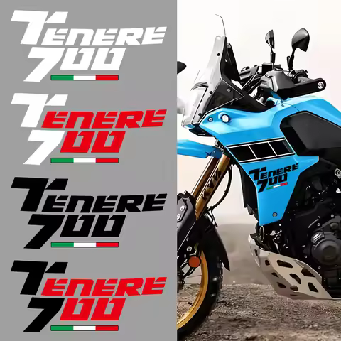 For Tenere 700 TENERE700 T700 XTZ 700 T7 2 PCS Reflective Motorcycle Stickers Moto Motorcross Body V