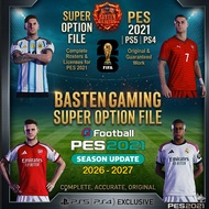 SUPER DUAL MODE OPTION FILE PES 2021 PS5 PS4 SUPER COMPLETE SEASON 2026-2027