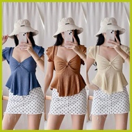۩ ◳ ➤ BARBARA RIBBON Ruffled Top Hot Selling
