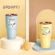 Snoopy 史努比304不鏽鋼大容量真空冰霸杯900ml 正版授權