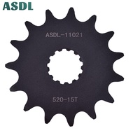 ASDL 520 15T Motorcycle Engine Front Sprocket For Yamaha TZR250 YZF-R25 R3 MT-03 25 FZ400 WR250 400 