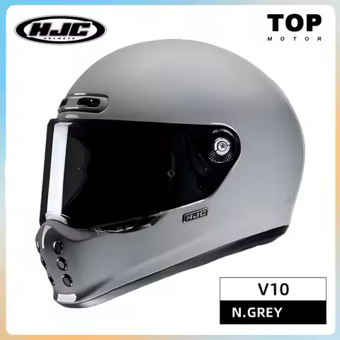 HJC V10 Off-road Retro Helmet Full Face 4-Season Motorcycle Helmet for Harley Riders