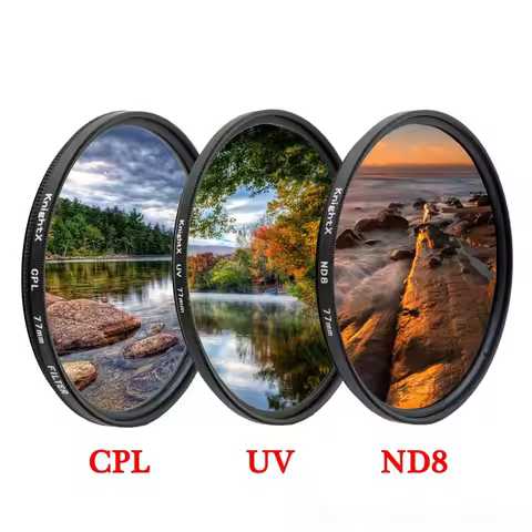 KnightX CPL polarizer ND UV 49MM 52MM 55MM 58MM 67MM Camera Lens Filter For canon eos sony nikon dsl