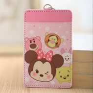 Disney Tsum Tsum Minnie Winnie the Pooh Piglet Ezlink Card Holder With Keyring