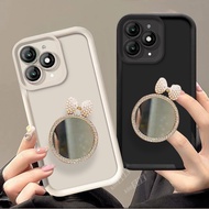 Diamond Mirror For ITEL A90 A80 A70 A60 A60S A50 Phone Case Straight Border Defense Drop Portable Ma