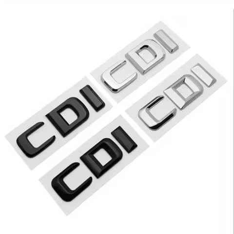 3D ABS Chrome Letters Car Styling Rear Trunk Badge CDI Emblem Logo For Mercedes E270 E280 S400 E220