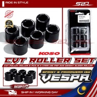 CVT Roller Set KOSO VESPA SPRINT PRIMAVERA 150 LX LT GTS EVO Weight 19 X 17MM 6PCS 13G Gram Slider R