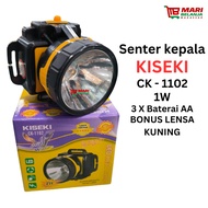 Kiseki CK 1102 AA battery headlamp 3pcs AA A2 battery