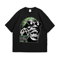 ZUARSY Tshirt Oversize Black HYSTERIA