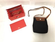 $6500 二手真品 Hermès Vintage Mini Herbag Crossbody Bag TPM Black
