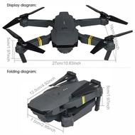 SuperBebe E58 Drone With HD Camera WIFI FPV With Wide Angle HD 1080P Camera Hight Hold Mode Foldable Arm RC Quadcopter Helicopte Drone 4k Drone X Pro