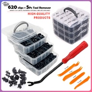 635pcs Klip Mobil Pengikat Pintu Trim Bumper Rivet Retainer Cocok Untuk Fender Fasteners Clip