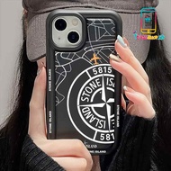 SS867 CASING CASE MOTIF BLACK STONE ISLAND OPPO A1K A3S A5 A5i A5S A7 A8 A9 A12 A11K A15 A15S A16 A1