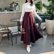 Audy Skirt - Haruka skirt Korean Loose Maxi Skirt Skirt Anti-WrinkleWanita - Flare Skirt Wanita - Ba