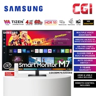 Samsung 43" M7 LS43BM702UEXXS 4K UHD VA HDR10 4ms 60Hz Type-C Ultrawide Smart Monitor