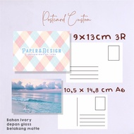 Postcard PRINTING THICK MATERIAL MAIL PAPER GOOD QUALITY CUSTOM CARDS