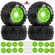 128mm Buggy Tires 12mm 14mm Wheel Hex Hub for ARRMA 1/10 Senton VORTEKS BIG ROCK GRANITE for TRAXXAS