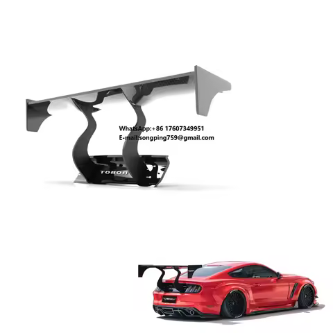 2015-2021 Car Exterior Parts Mustang Robot GT Rear Wind 3K Twill Carbon Fiber Tail Wing for Ford Mus