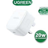 UGREEN USB C Charger 20W PD Fast Charger Plug Power Delivery Type C Wall Adapter Compatible with iPh