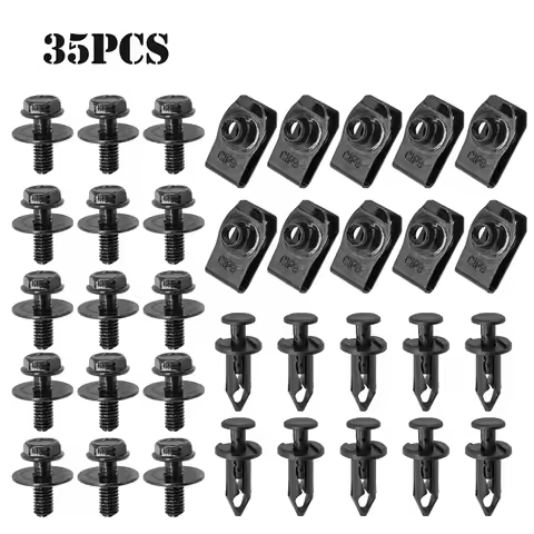 Car Body Bolts M6 Screws Fender Bumper Clips Engine Under Cover Mud Flaps Rivets for Nissan 350z 370