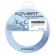 KastKing Kovert Blue Water 100% Fluorocarbon Fishing Line, Clear Fishing Leader, Extreme Clarity, Fa