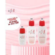 Package 2 Red-A Milk Cleanser Antox 125 ML, 2 Red-A Face Tonic Antox 125 ML, 2 Red-A Moisturizer 30 