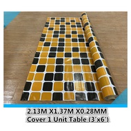 itop Alas Meja 2.13m x 1.37m x 0.28mm Table Cloth Untuk Night Bazaar Pasar Malam