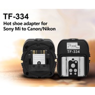 รองเท้าร้อน TF-334พิกเซลตัวแปลงอะแดปเตอร์สำหรับ A7 Sony A7S A7SII A7R A7RII A7II NEX6 RX1 RX1R RX100